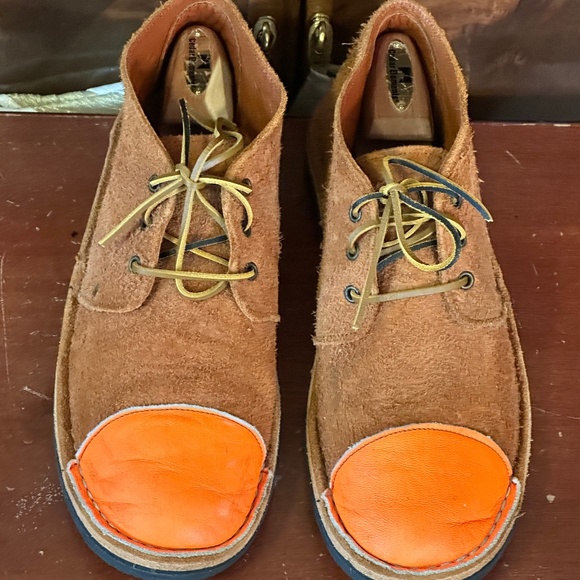 Brother Erongo Vellies Honey Suede Orange Cap Toe main image 6
